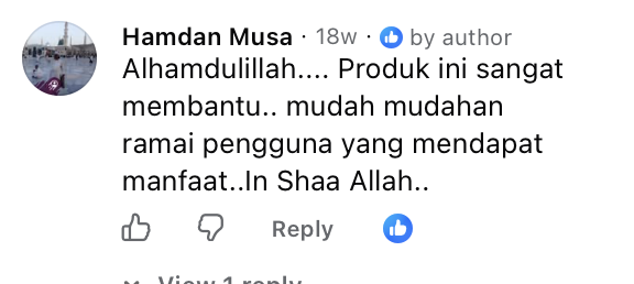Testimoni Facebook Glucosa Balance Kak Jah 3
